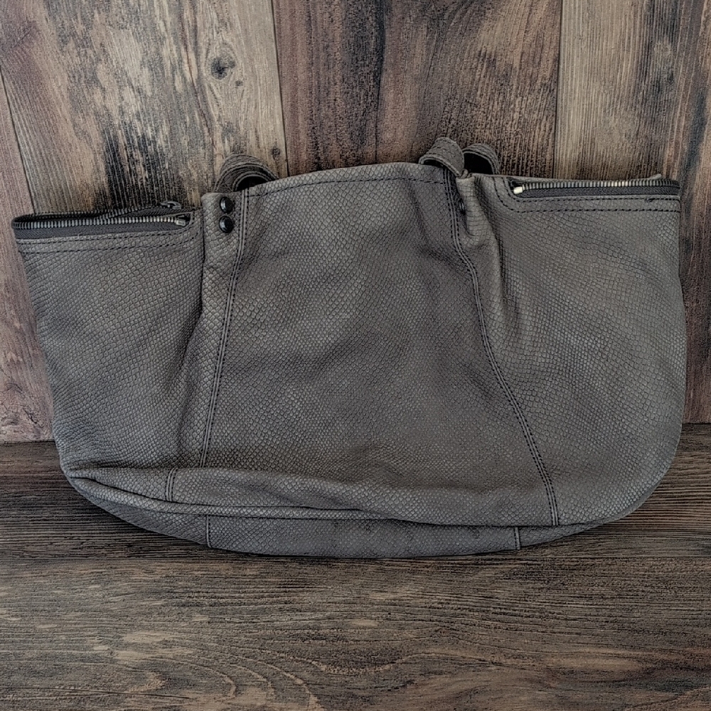Lucky Brand Chic Taupe Women's Leather Large Tote Bag - Picture 2 of 11